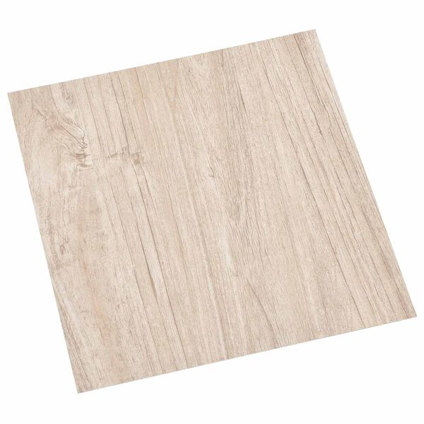 vidaXL Flooring Planks 55 pcs Light Brown 5.11 m&sup2; PVC