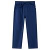 vidaXL Kids'Pants with Drawstring Navy 140