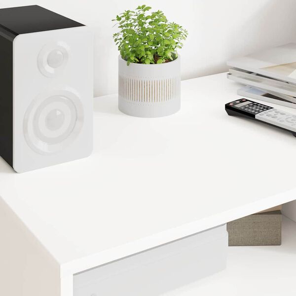 vidaXL TV Cabinet with Drawer White 100 x 48 x 43 cm Engineered Wood