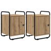 vidaXL Bedside Cabinet 2 pcs Artisan Oak 35 x 36.5 x 50 cm