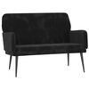 vidaXL Bench Black 108 x 79 x 79 cm Velvet