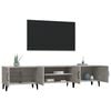 vidaXL TV Cabinet Concrete Grey 180x31.5x40 cm Engineered Wood