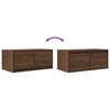 vidaXL TV Cabinet Brown Oak 60x31x25.5 cm Engineered Wood