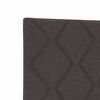 vidaXL Headboard with Headboard Dark Brown 200 cm Faux Leather