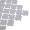 vidaXL Lanturn Tile 10 pcs Grey 27 x 27 cm Polyurethane and PET