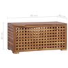 vidaXL Rope Box 80x40x40 cm Solid Teak Wood