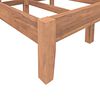 vidaXL Bed Frame without Mattress Solid Teak Wood 180x200 cm Super King