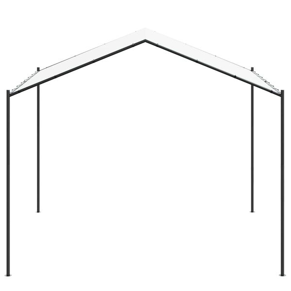 vidaXL Gazebo White 4 x 4 x 2.6 m Steel and Polyester