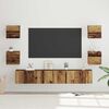 vidaXL TV Cabinet Set Wall-mounted 7 pcs Old Wood Engineered Wood