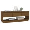 vidaXL TV Cabinet Honey Brown 110.5x34x40 cm Solid Wood Pine