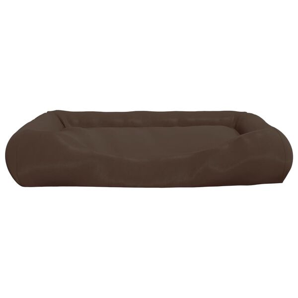 vidaXL Dog Cushion with Pillows Brown 89x75x19 cm Oxford Fabric