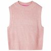 vidaXL Kids' Sweater Vest Knitted Light Pink 92