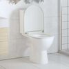 vidaXL Soft-close Toilet Seat with Quick-release Design White