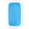 Bestway Family Rectangular Inflatable Pool 262x175x51cm Blue and White