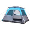 vidaXL Family Tent Dome 6-Person Blue Quick Release