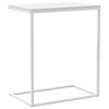 vidaXL Side Table White 55x35x66 cm Engineered Wood