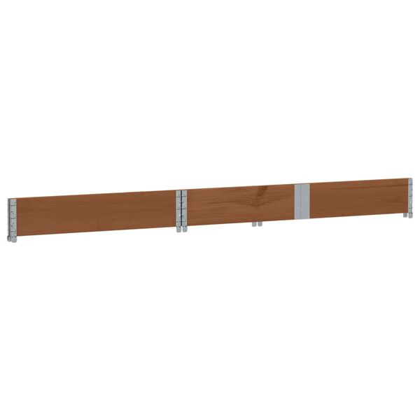 vidaXL Pallet Collar Brown 150x100 cm Solid Wood Pine