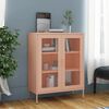 vidaXL Storage Cabinet Pink 80x35x101.5 cm Steel