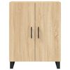 vidaXL Highboard Sonoma Oak 69.5x34x180 cm Engineered Wood