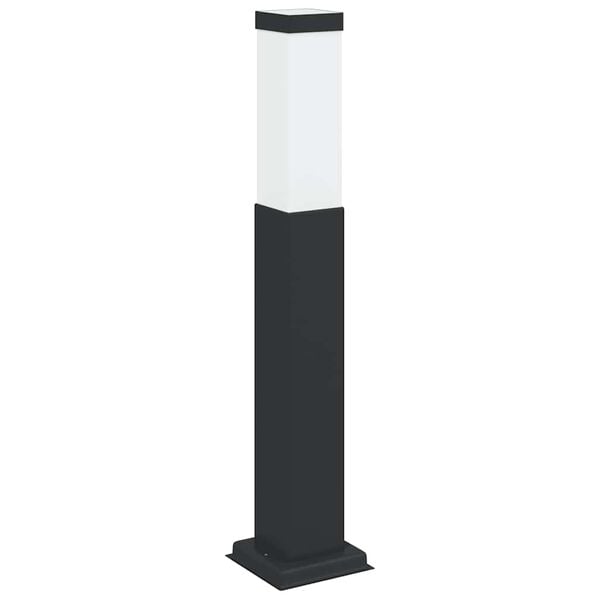 vidaXL Bollard Lights 3 pcs 50 cm Black IP44