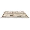 vidaXL Slatted Bed Base without Mattress with 28 Slats 7 Zones 70x200 cm