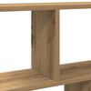vidaXL Wall Cube Shelf 12 Compartments Artisian Oak Engineered Wood