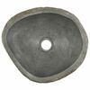 vidaXL Riverstone basin Light Grey 45 x 35 x 15 cm River Stone