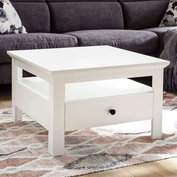 Trendteam Coffee Table with Drawer Universal White