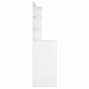 vidaXL Dressing Table with LED High Gloss White 60x40x140 cm