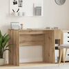 vidaXL Desk Artisan Oak 109 x 50 x 78 cm Engineered Wood