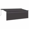 vidaXL Retractable Awning Anthracite 400 x 200 cm