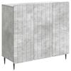 vidaXL Sideboard Concrete Grey 89 x 34.5 x 82 cm Engineered Wood