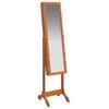vidaXL Free-Standing Mirror with LED 34x37x146 cm