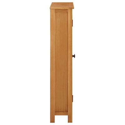 vidaXL Storage Cabinet 50x22x110 cm Solid Oak Wood