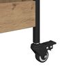 vidaXL Kitchen Trolley Artisan Oak 70 x 30 x 82 cm Engineered Wood