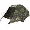 vidaXL Fishing Tent 3-Person Camouflage Waterproof