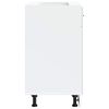 vidaXL Kitchen Base Cabinet Porto High Gloss White Engineered Wood