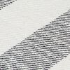 vidaXL Throw Cotton Stripe 125x150 cm Anthracite