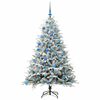 vidaXL Artificial Pre-lit Christmas Tree with Ball Set Green 180 cm