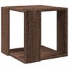 vidaXL Coffee Table Brown Oak 32x32x30 cm Engineered Wood