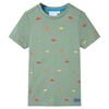 Kids'T-shirt with Short Sleeves Khaki 128