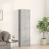 vidaXL Wardrobe Concrete Grey 55 x 25 x 189 cm Engineered Wood