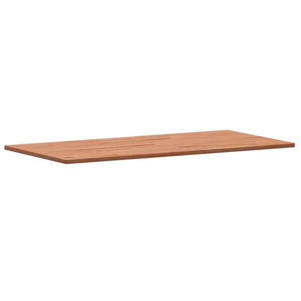 vidaXL Table Top 80x40x1.5 cm Rectangular Solid Wood Beech