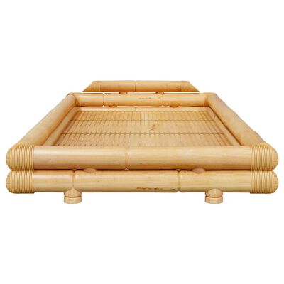 vidaXL Bed Frame Bamboo 90x200 cm