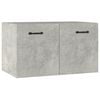 vidaXL Wall Cabinet Concrete Grey 60x36.5x35 cm Engineered Wood