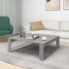 vidaXL Coffee Table Grey Sonoma 100x100x35 cm Engineered Wood