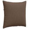 vidaXL Sofa Pillows 2 pcs Brown 80 x 80 cm Fabric