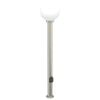 vidaXL Bollard Light with Outlet 120 cm Stainless Steel IP44