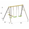 TRIGANO Swing Set BRIOSO 260x190x190 cm Steel J-10456P6