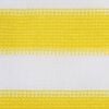 vidaXL Balcony Screen Yellow and White 120x600 cm HDPE
